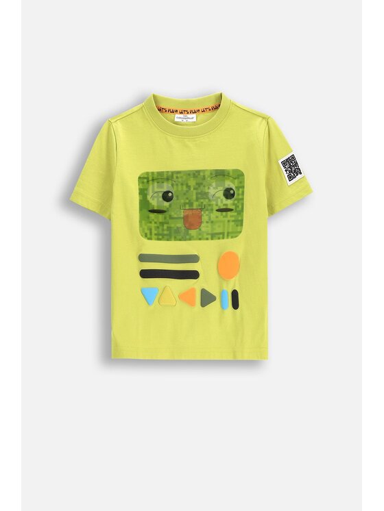 Coccodrillo Coccodrillo T-Shirt WC5143201GBK-012 Zielony Regular Fit