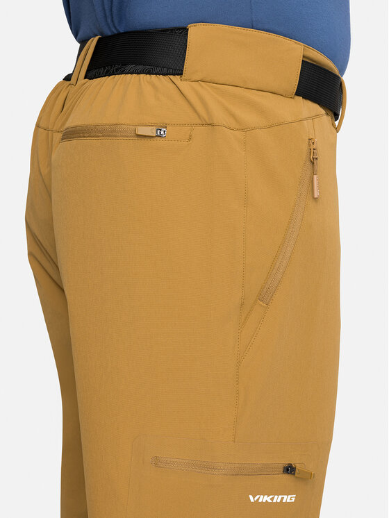 Viking Viking Szorty Expander Shorts Brązowy jasny Regular Fit