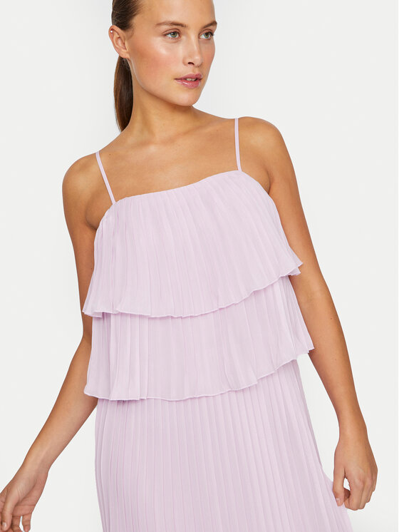 Vila Vila Rochie cocktail Chiffan 14104100 Violet Regular Fit