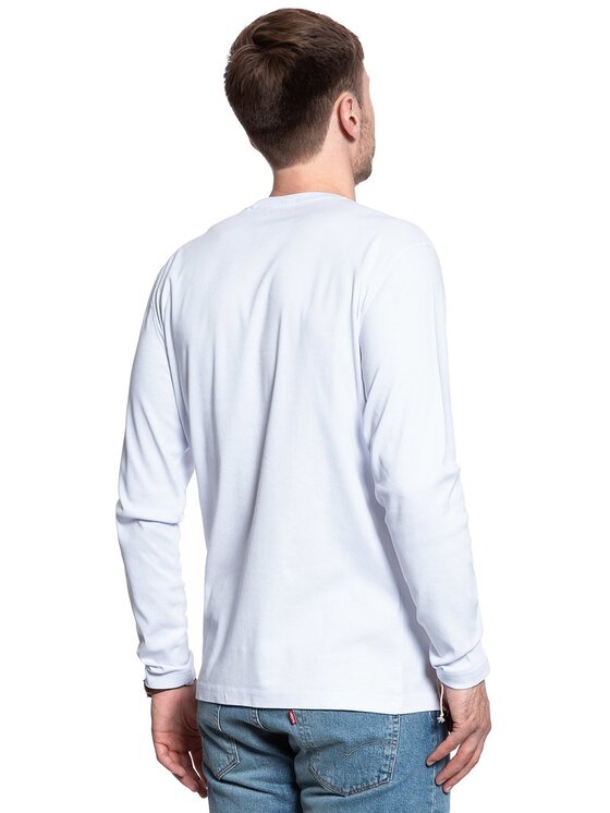 Mustang Mustang T-shirt CREW NECK BASIC Bianco Regular Fit