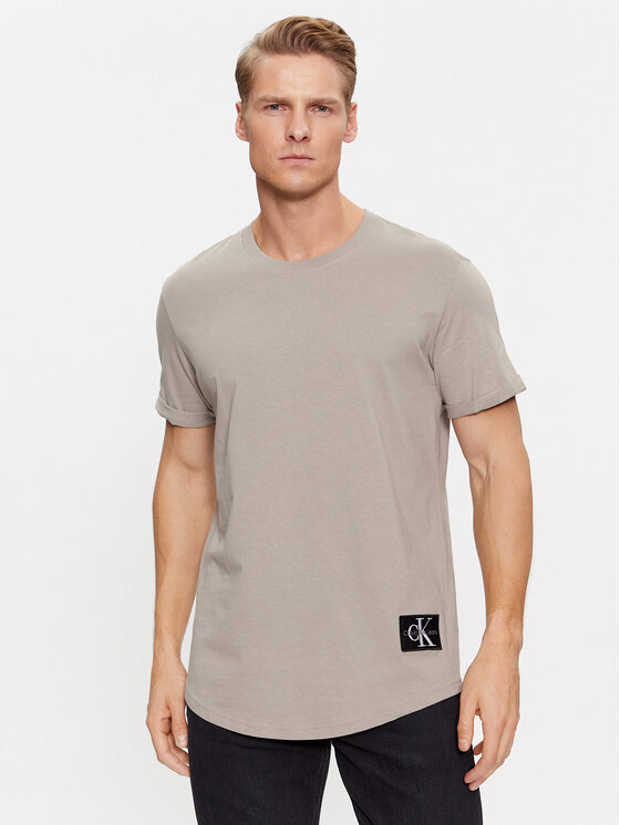 Calvin Klein Jeans Calvin Klein Jeans Póló J30J323482 Bézs Regular Fit