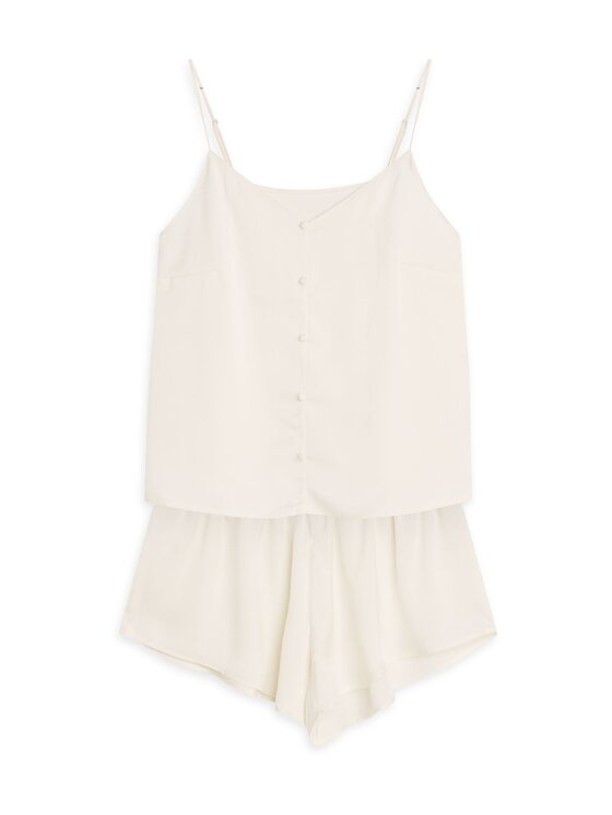 Esotiq Esotiq Pyžamo 42654 Bílá Regular Fit