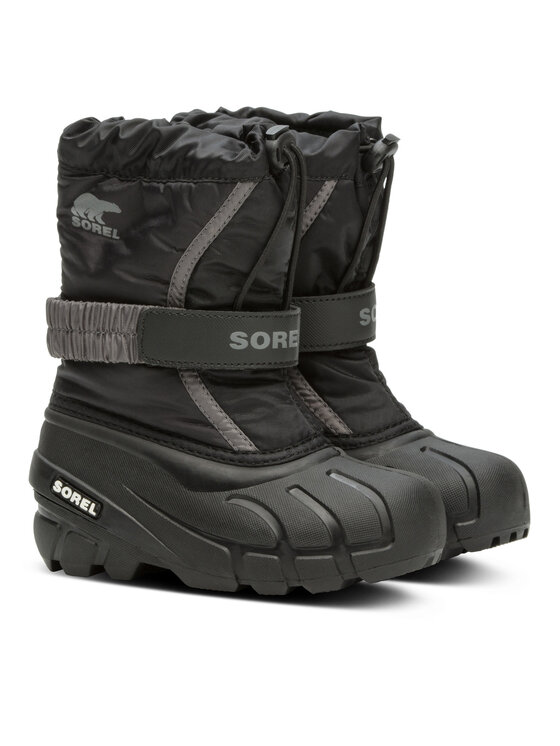 Sorel Sorel Μπότες Χιονιού Childrens Flurry™ Boot 2114082016 Μαύρο