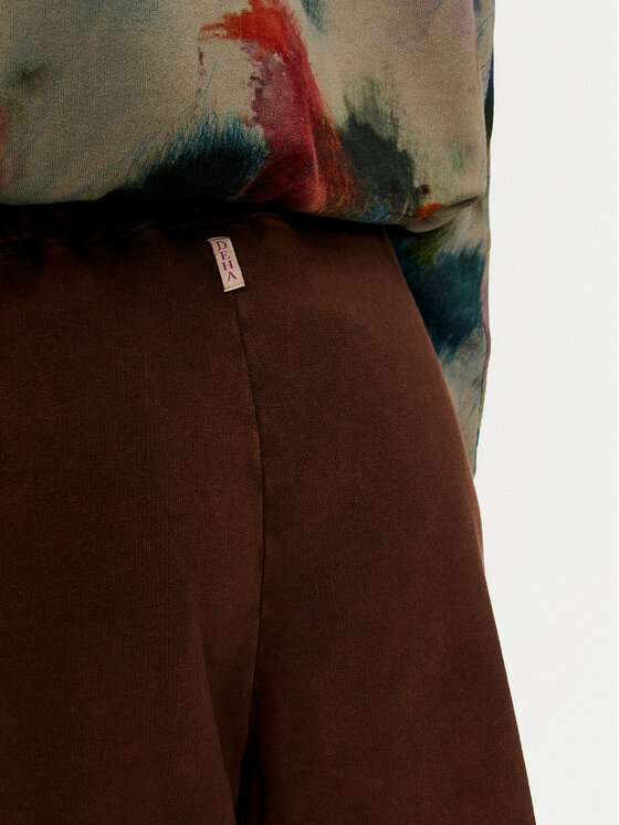 Deha Deha Долнище анцуг C12165 Кафяв Regular Fit