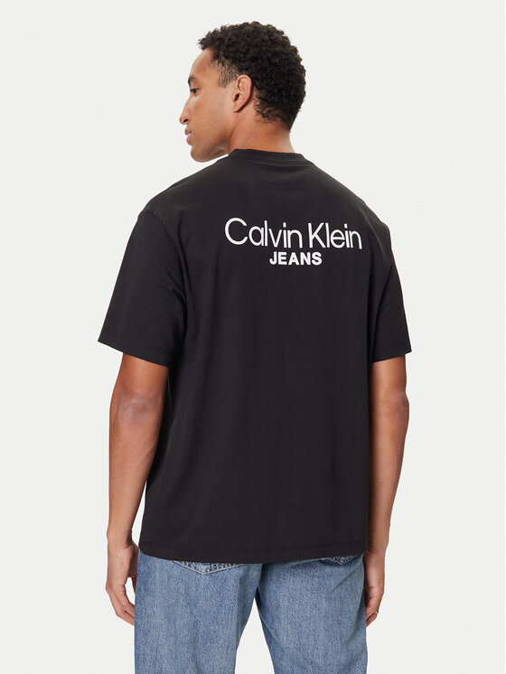 Calvin Klein Jeans Calvin Klein Jeans T-shirt LV04RD825G Crna Regular Fit