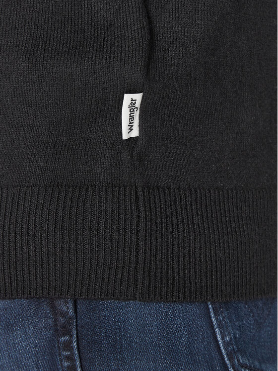Wrangler Wrangler Πουλόβερ 112343108 Μαύρο Regular Fit