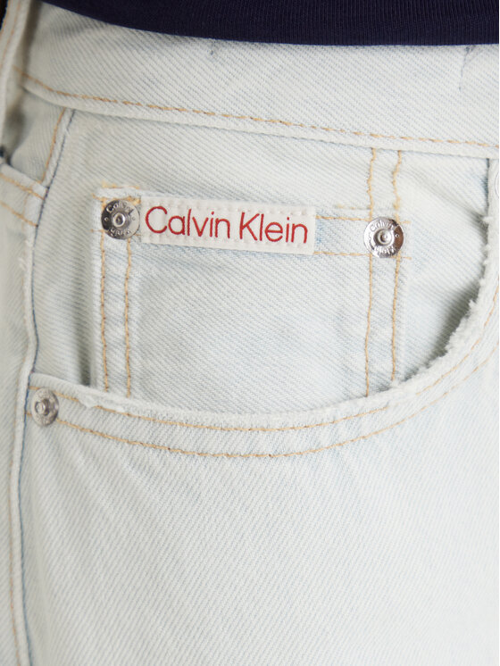 Calvin Klein Jeans Calvin Klein Jeans Jeansy LV047F738G Bílá Wide Leg