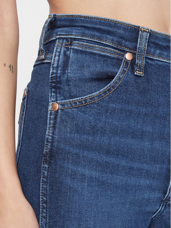 Wrangler Wrangler Jeans hlače Walker 112342848 Modra Slim Fit