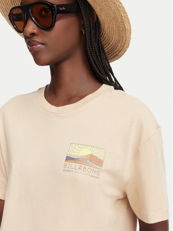Billabong Billabong Póló Sun Phased EBJZT00423 Bézs Oversize