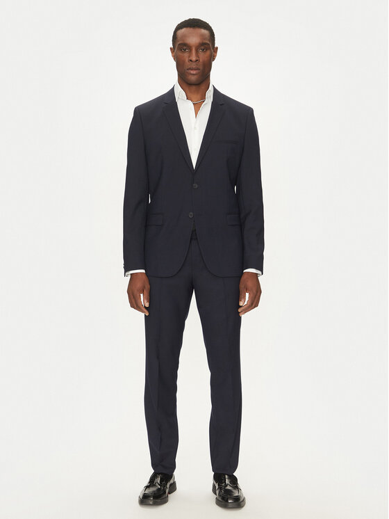 HUGO Oblek Arti/Hesten232X 50533268 Tmavomodrá Extra Slim Fit