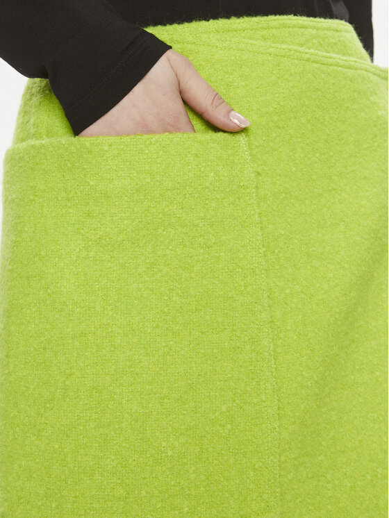 Samsøe Samsøe Samsøe Samsøe Fustă mini Inez F23400012 Verde Regular Fit