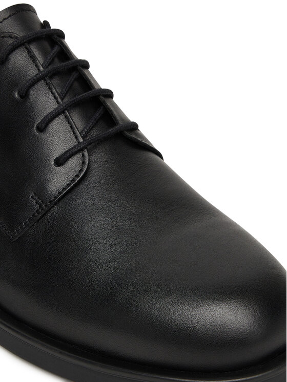 Calvin Klein Calvin Klein Pusbačiai Flex Dress Derby 4Holes Lth HM0HM01895 Juoda