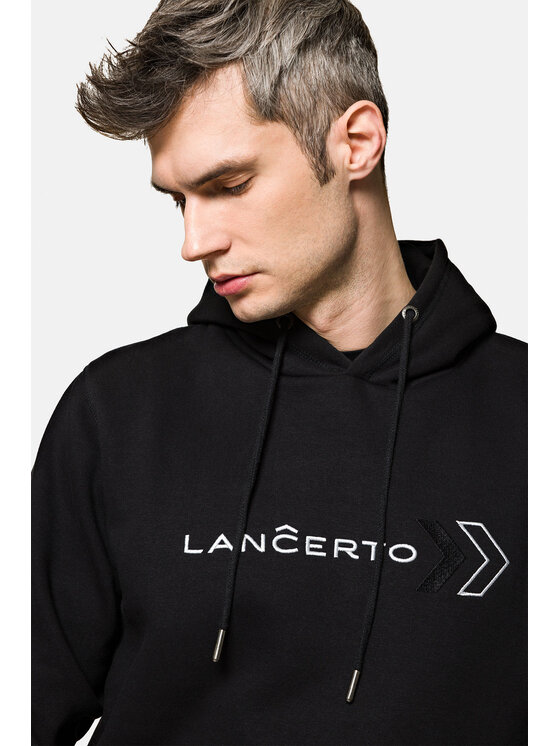 Lancerto Lancerto Bluza Laney BL073222000025 Czarny Regular Fit