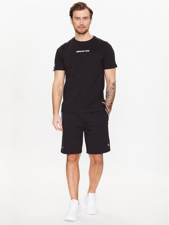 Puma Puma T-Shirt Mercedes-Amg Petronas Motorsport Mt7 538459 Czarny Regular Fit