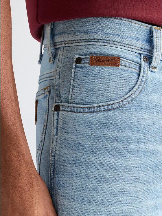 Wrangler Wrangler Jeansy TEXAS SLIM Niebieski Slim Fit