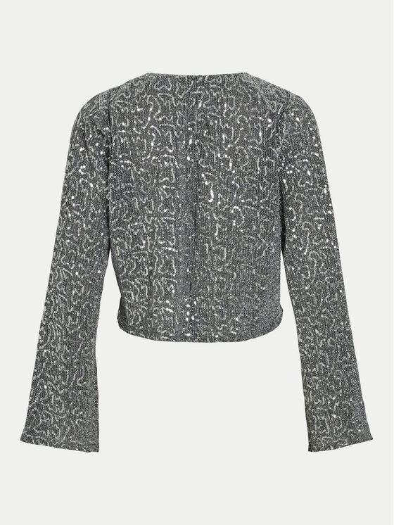 Vila Vila Blusa Sanadu 14101727 Argento Regular Fit