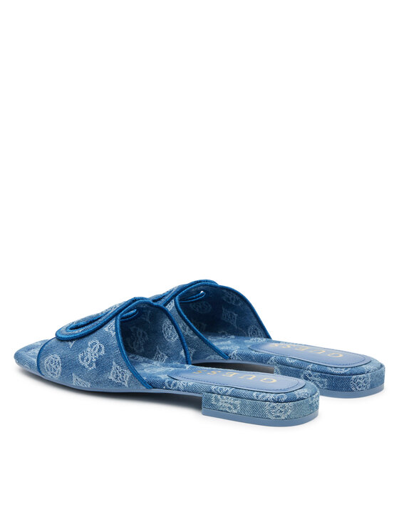 Guess Guess Şlapi FLJTSE DEN19 Albastru