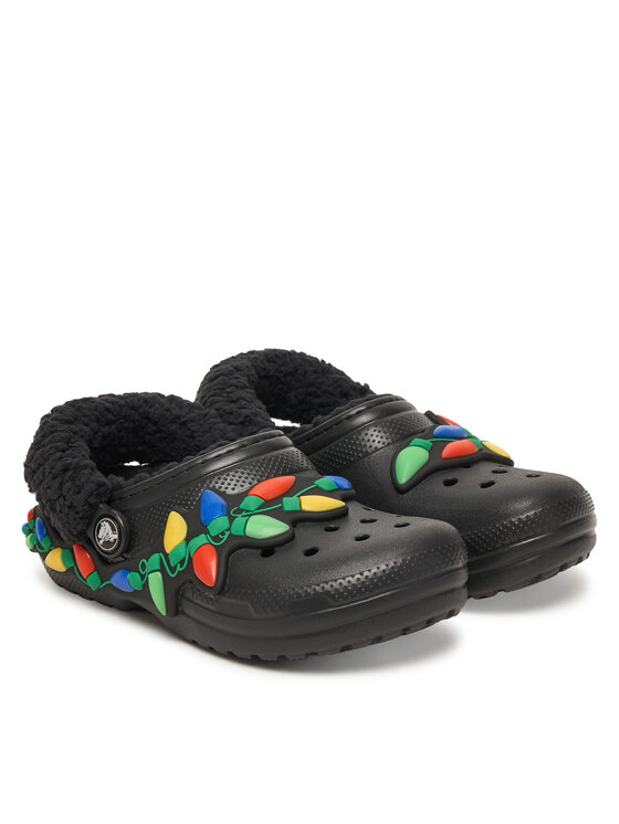 Crocs Crocs Nazouváky Clsc Lined Holiday Lights 212026 Černá