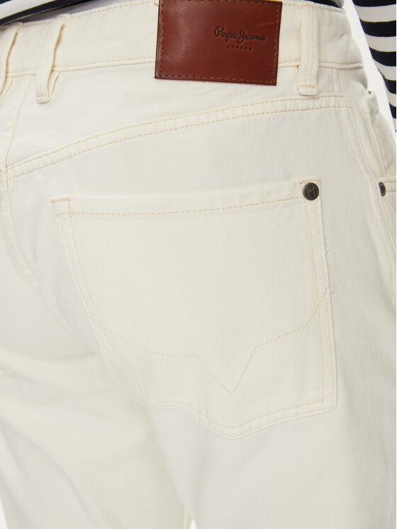 Pepe Jeans Pepe Jeans Jeans hlače PM207392 Écru Tapered Fit