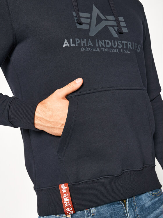Alpha Industries Alpha Industries Mikina Basic 178312 Tmavomodrá Regular Fit