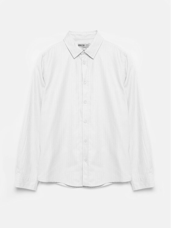 BIG STAR BIG STAR Koszula GUBERNO Biały Slim Fit