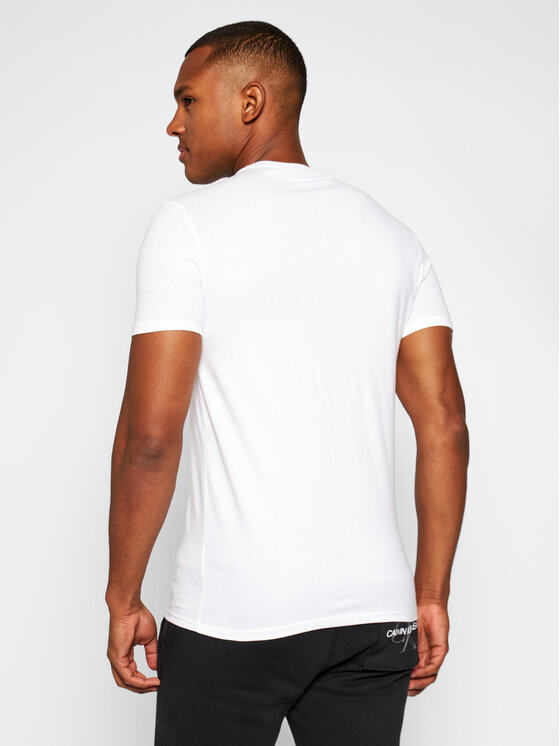 Calvin Klein Jeans Marškinėliai Logo J30J316602 Balta Regular Fit •  Modivo.lt