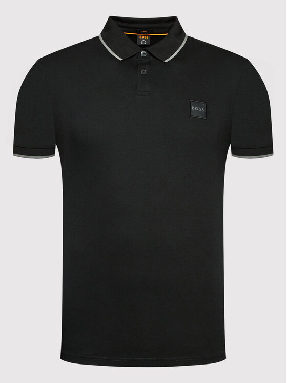 Boss Poloshirt Passertip 50472665 Schwarz Slim Fit | Modivo.de