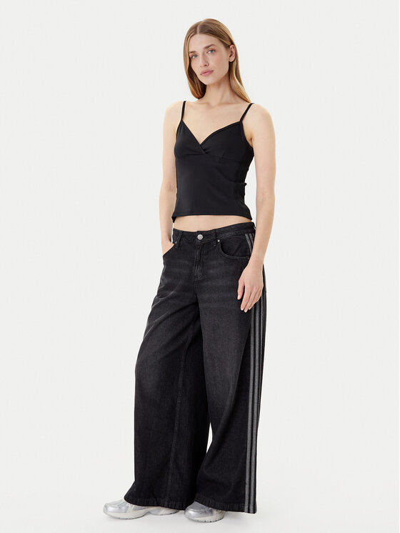 adidas adidas Top Seasonal Essentials 3-Stripes JM1908 Črna Slim Fit