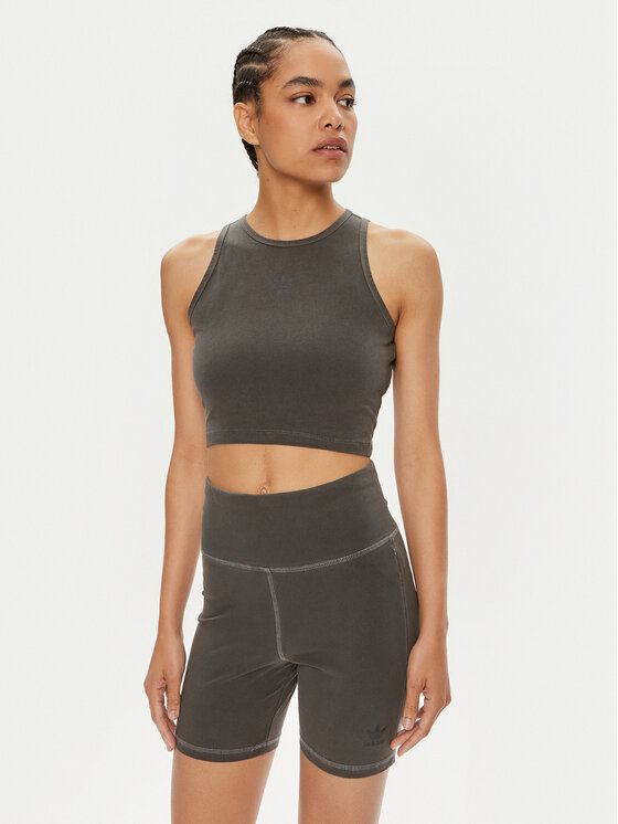 adidas Top Essentials+ IU2709 Čierna Slim Fit