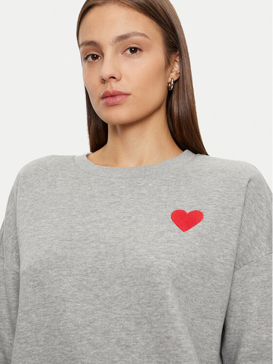 Vero Moda Vero Moda Суитшърт Maly 10329164 Сив Oversize