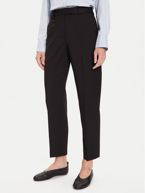 Tommy Hilfiger Chinosy WW0WW48353 Czarny Slim Fit