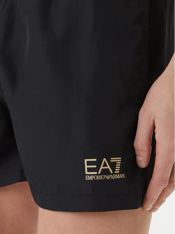 EA7 Emporio Armani EA7 Emporio Armani Plavecké šortky 7M001677 AF13019 MC004 Černá Regular Fit