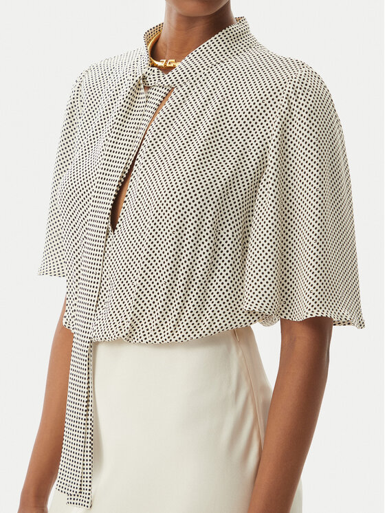 Elisabetta Franchi Elisabetta Franchi Kokteilinė suknelė AB85752E2 E84 Smėlio Regular Fit