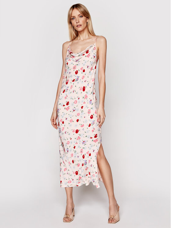 Samsøe Samsøe Samsøe Samsøe Letní šaty Apples Ml F21100108 Růžová Slim Fit