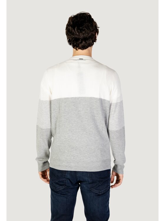 Antony Morato Antony Morato Πουλόβερ MMSW01470-YA400141 Λευκό Regular Fit