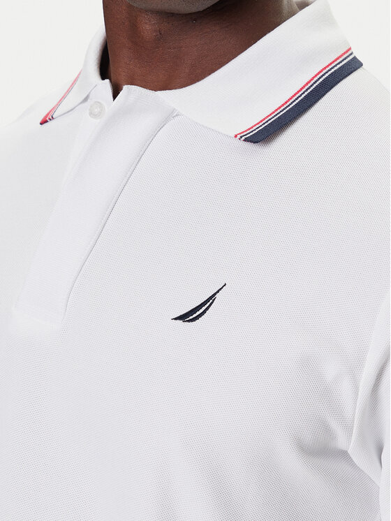 Nautica Nautica Polo marškinėliai Atabay N1S03424 Balta Regular Fit