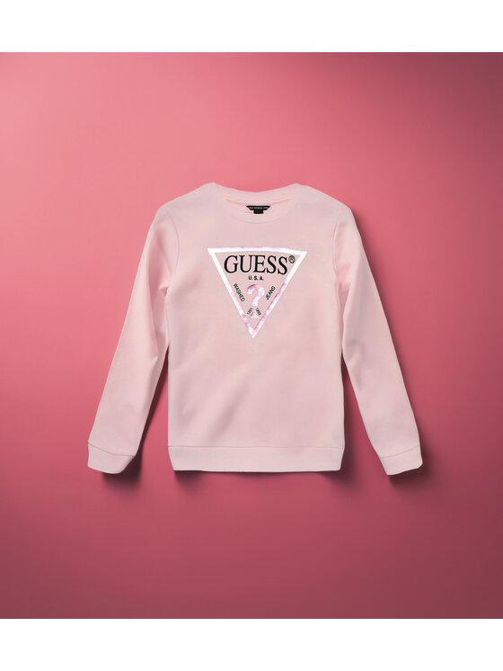 Guess Guess Palaidinė J74Q10 KAUG0 Rožinė Regular Fit