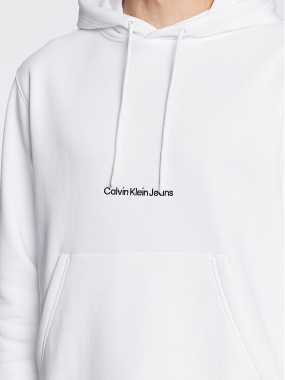 Calvin Klein Jeans Calvin Klein Jeans Majica dugih rukava J30J322894 Bijela Regular Fit