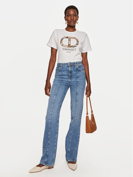 TWINSET TWINSET T-shirt 242TP2523 Bijela Regular Fit