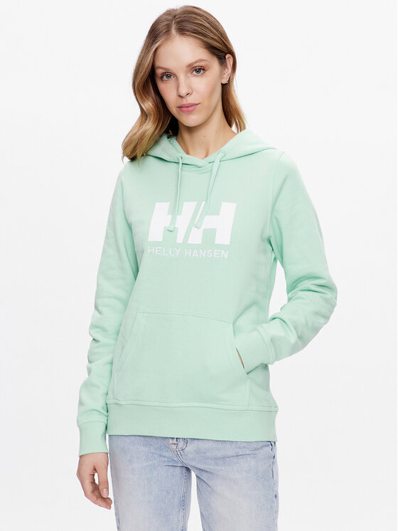 Helly Hansen Суитшърт 33978 Зелен Regular Fit