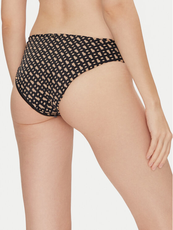 BOSS BOSS Bikini alsó Bb Monogram 50535285 Fekete Regular Fit