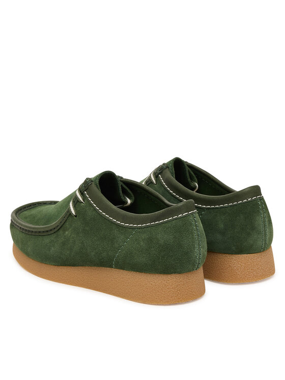 Clarks Clarks Félcipő Wallabee EVO 26186170 Zöld