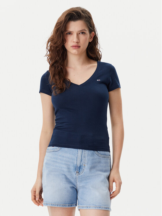 Tommy Jeans Tommy Jeans Σετ 2 T-Shirts DW0DW21367 Έγχρωμο Slim Fit
