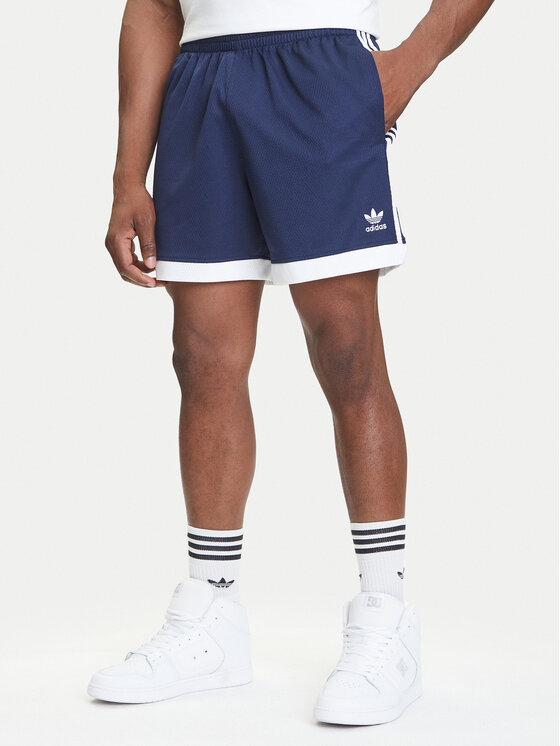adidas adidas Sportovní kraťasy Mock Eyelet JY1310 Tmavomodrá Regular Fit