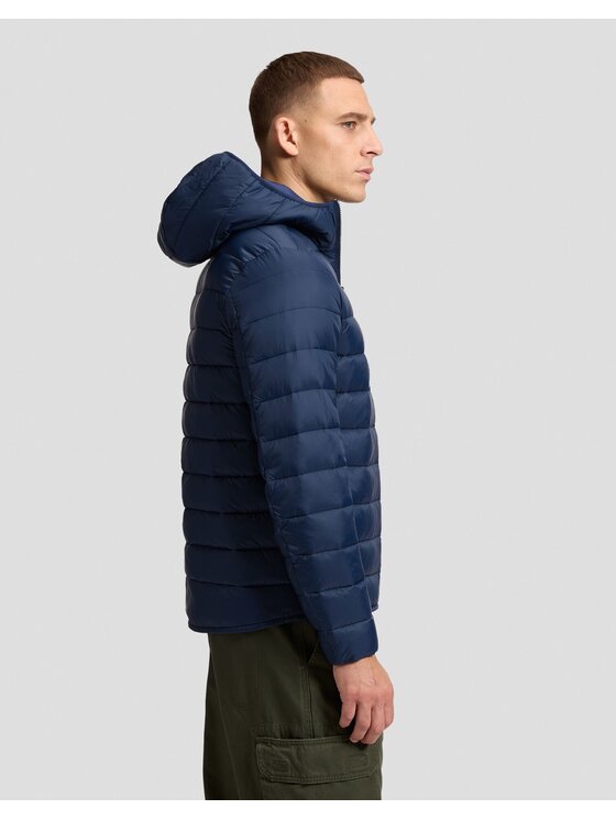 Lee Lee Kurtka puchowa PUFFER JACKET Niebieski Regular Fit