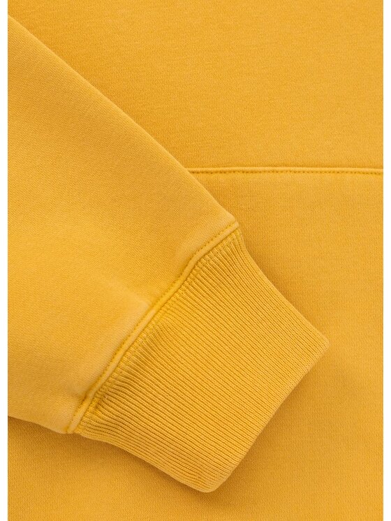 PITBULL PITBULL Bluza Washed Manzanita Żółty Regular Fit