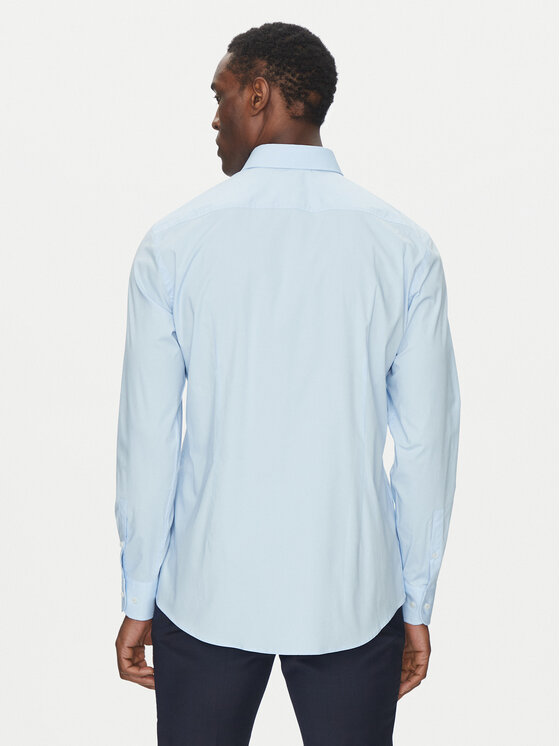 BOSS BOSS Cămașă H-HANK-kent-C3-214 50538949 Albastru Slim Fit