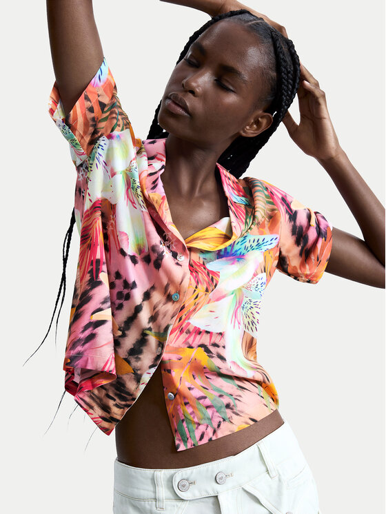 Desigual Desigual Риза Nasau 26SWCW34 Цветен Regular Fit