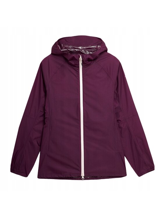 4F 4F Nepremokavá bunda TJACF025 Fialová Comfortable Fit