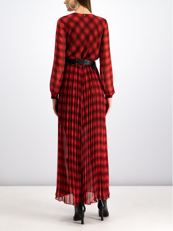 Guess Guess Kleid für den Alltag W93K96 WBUD0 Rot Regular Fit